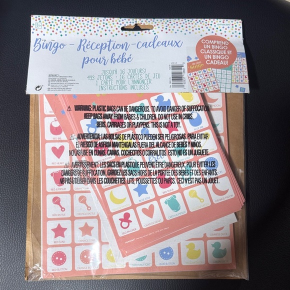 Baby Shower Bingo Game Set - Picture 3 of 5